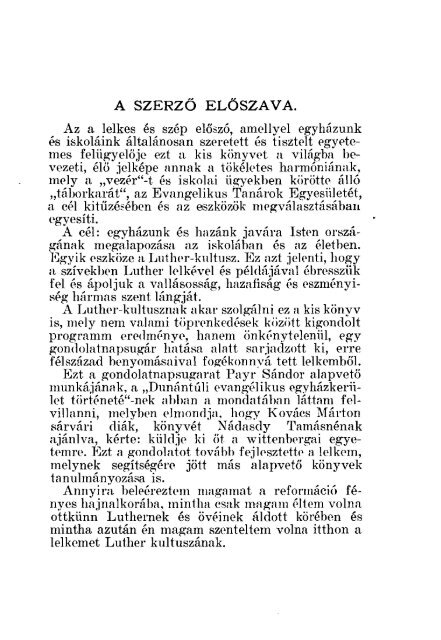 Luther lelke. I. (Budapest, 1926) - Magyar Evangélikus Digitális Tár ...