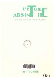 ABSINTHE - Société des Amis d'Alfred Jarry