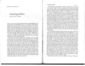 Katha Pollitt, 'Learning to Drive'