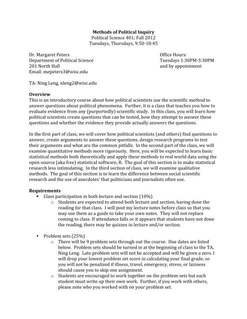 PS 401 Methods of Political Inquiry.pdf - Department of Political ...