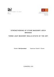 STRENGTHENING OF STONE MASONRY ARCH BRIDGES THREE ...