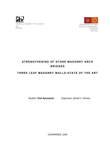 STRENGTHENING OF STONE MASONRY ARCH BRIDGES THREE ...