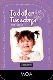 Toddler Tuesdays - Mall of America
