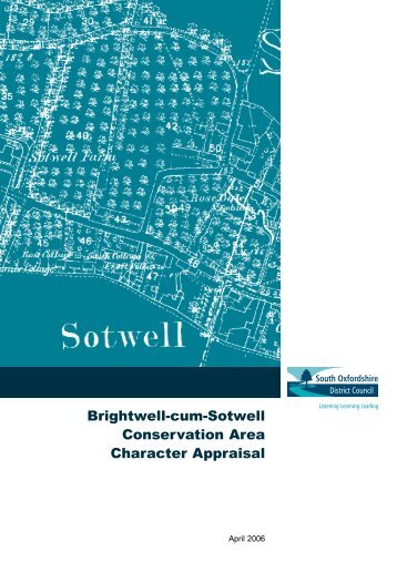 Brightwell cum Sotwell Conservation Area Character Appraisal