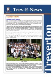 CAMPUS NEWS - Treverton Schools