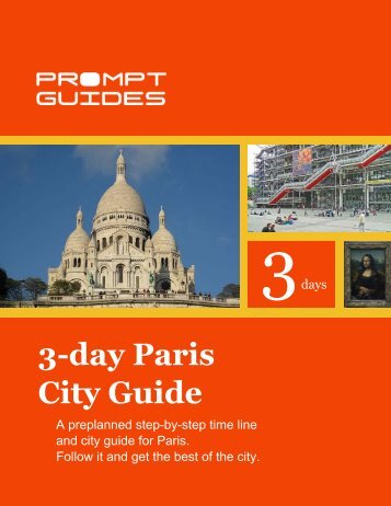 3-day Paris City Guide - Prompt Guides.com