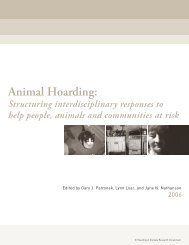 Animal Hoarding - Cummings School of Veterinary Medicine at Tufts ...