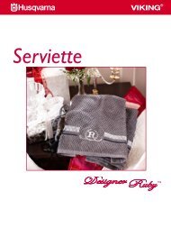 Téléchargez les instructions de couture (pdf) - Husqvarna Viking