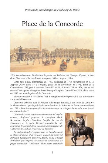 Place de la Concorde - Apophtegme