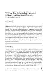 The Fereydani Georgian Representation of Identity and Narration of ...