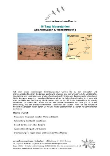 16 Tage Mauretanien - Anderereisewelten.de