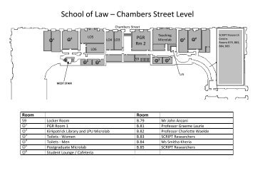Old College Map - School of Law