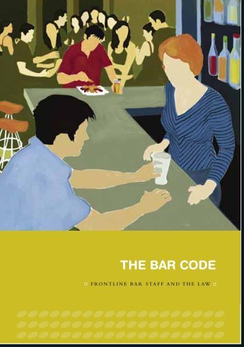 THE BAR CODE - Alcohol Advisory Council of New Zealand