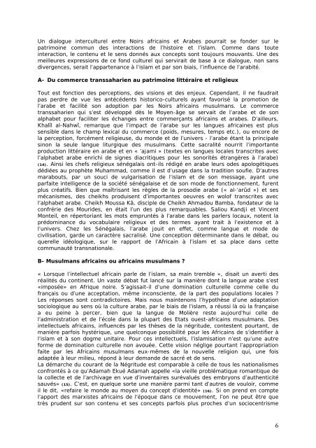1 L'incidence du rapport servile sur le regard intersubjectif ... - Unesco
