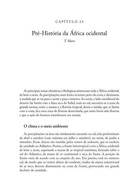Metodologia e Pré-História da África - unesdoc - Unesco