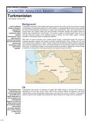 Turkmenistan Energy Data, Statistics and Analysis - Oil, Gas ... - EIA