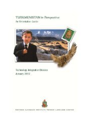 Turkmenistan in Perspective - Familiarization Modules