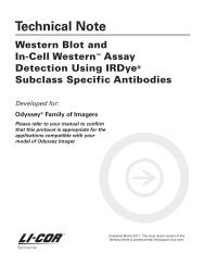 Subclass Specific Antibody Technical Note - Support - LI-COR ...