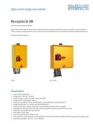 Receptacle JW - Rauscher & Stoecklin AG