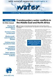 Transboundary water conflicts in the Middle East and North ... - DfID