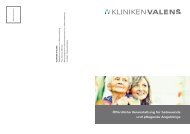 Flyer - Reha-Klinik Walenstadtberg