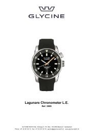 Glycine Watch - Lagunare Chronometer L.E. - Glycine Watch SA