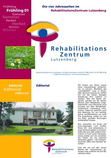 Vier Jahreszeiten - RehabilitationsZentrum Lutzenberg