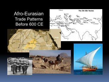 Afro-eurasian trading systems