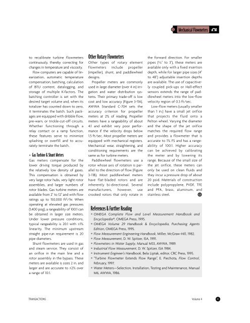 flow and level measurement - Omega Engineering