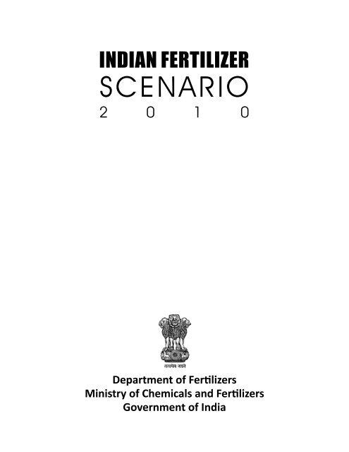 Indian-Fertilizer-Scenario - Department of Fertilizers
