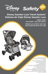 Disney Saunter Luxe Travel System - Safety 1st - Dorel Juvenile Group