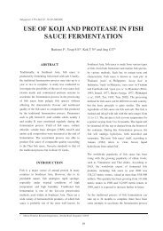 use of koji and protease in fish sauce fermentation - Agri-Food ...