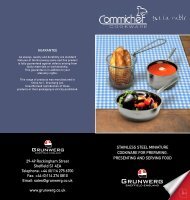 Commichef Sur La Table Miniature Cookware - Grunwerg