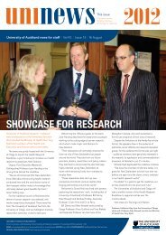 SHOWCASE FOR RESEARCH - The University of Auckland