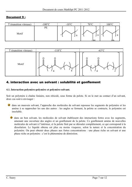 cours polymere 3