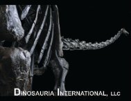 new brochure - Dinosauria International