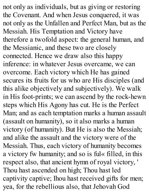 The Life and Times of Jesus the Messiah Vol 1 - Predestination