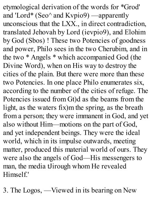 The Life and Times of Jesus the Messiah Vol 1 - Predestination