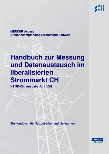 Handbuch zur Messung und Datenaustausch im liberalisierten - VSE