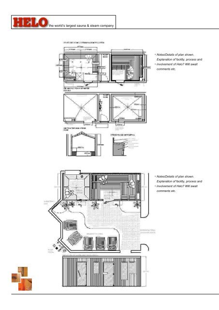 Commercial Sauna & Steam www.helo.co.uk - Norpe Saunas UK