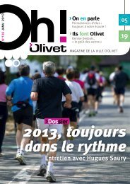 Entretien avec Hugues Saury - Olivet