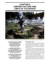 chapter 6 limiting factors and limits of tolerance - Bryophyte Ecology