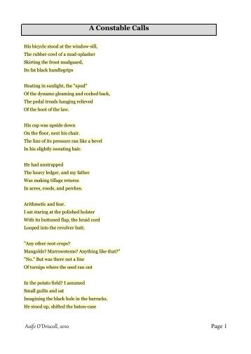 Heaney .pdf - Aoife's Notes
