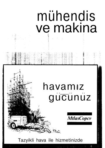 havamız gucunuz - TMMOB Makina Mühendisleri Odası Arşivi ...