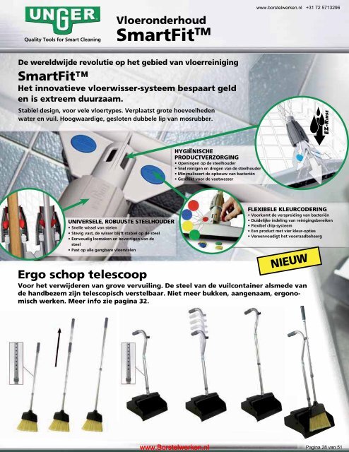 Quality Tools for Smart Cleaning - Dijk Borstelwerken