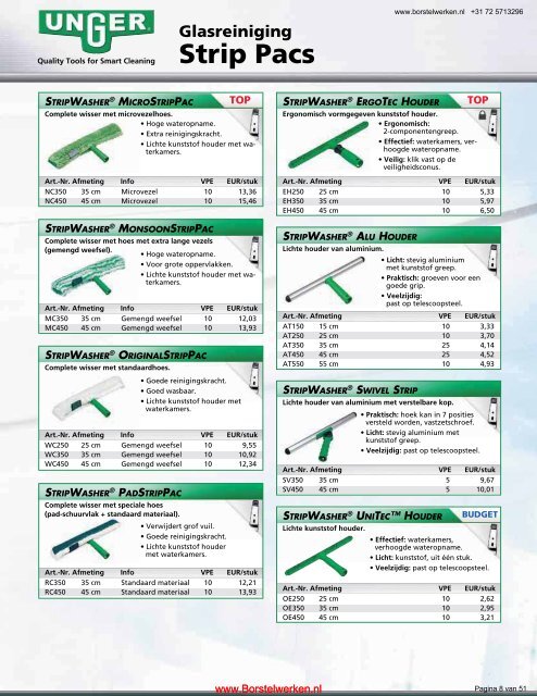 Quality Tools for Smart Cleaning - Dijk Borstelwerken