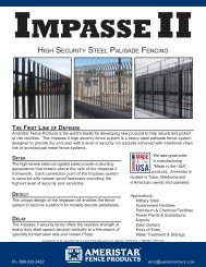 high security steel palisade fencing - Ameristar Fence Products