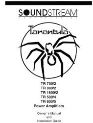 Tarantula TR700-1600 - Audio Design GmbH