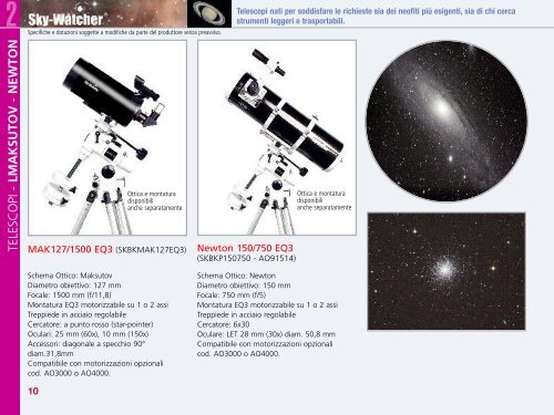 Telescopi astronomici - Auriga