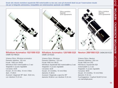 Telescopi astronomici - Auriga